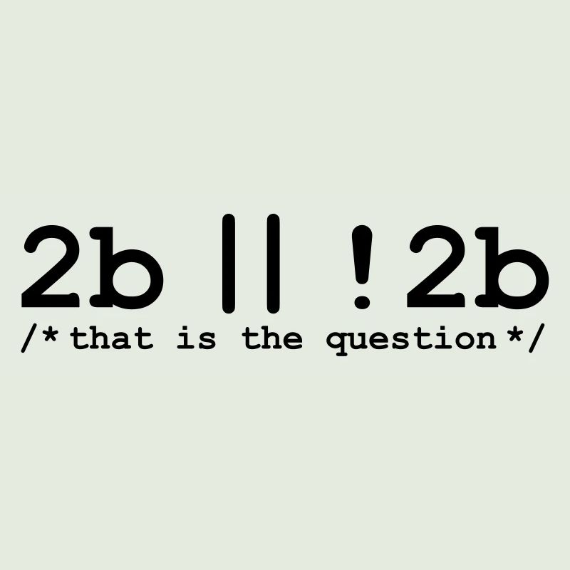 2b or not 2b