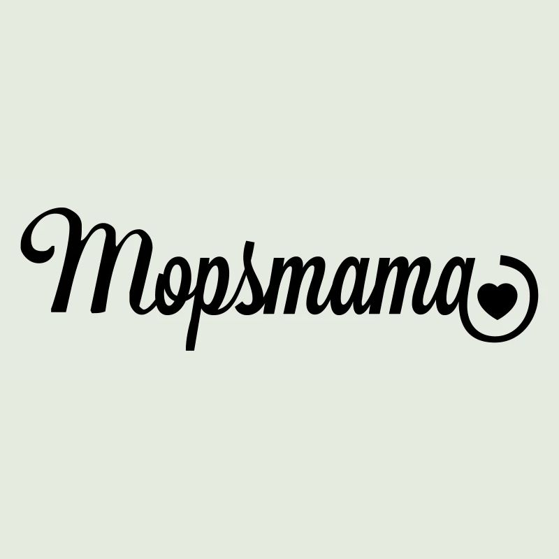 Mopsmama mit Herz
