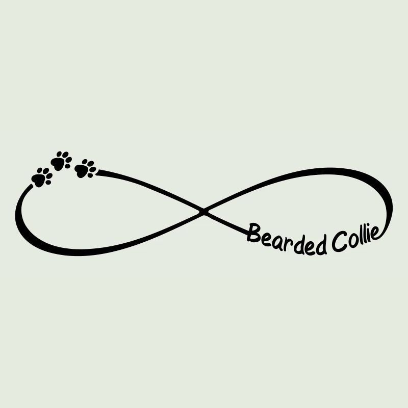 Bearded Collie Infinity Infinity Symbol Dogs