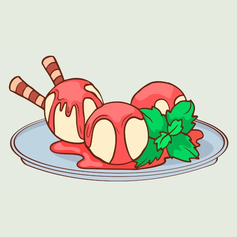 Crème glacée, crème glacée, crème glacée, crème glacée, boule, crème glacée, sundae