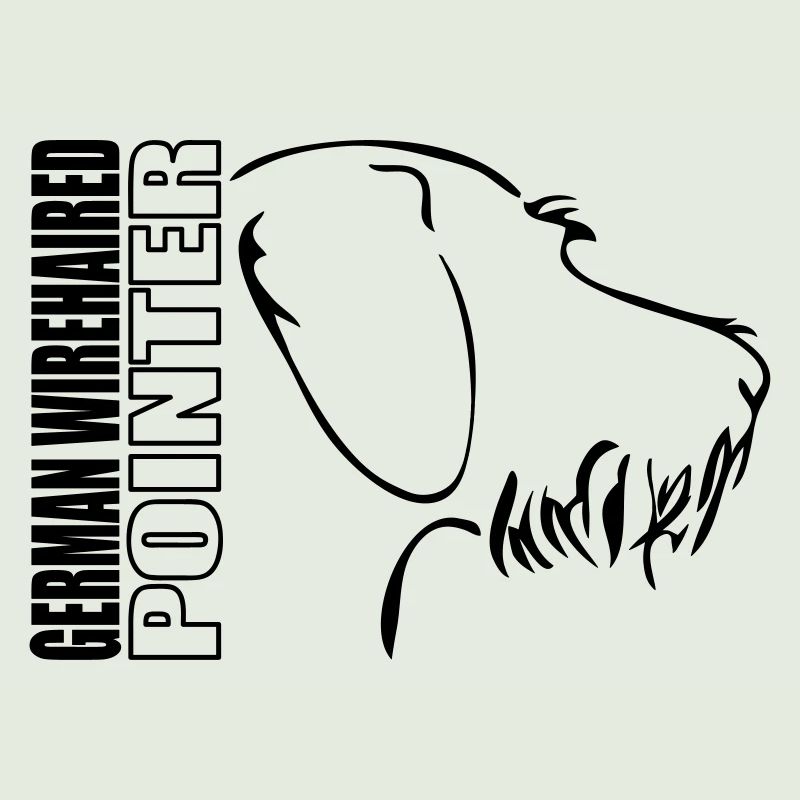 German wirehaired pointer PROFILE