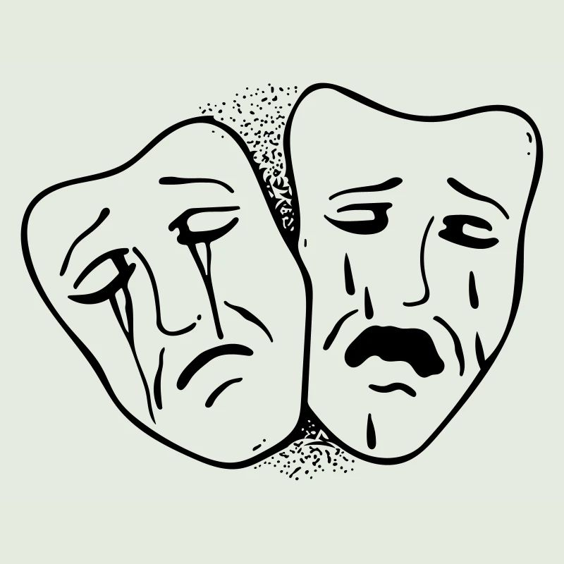 Trauer hinter Masken