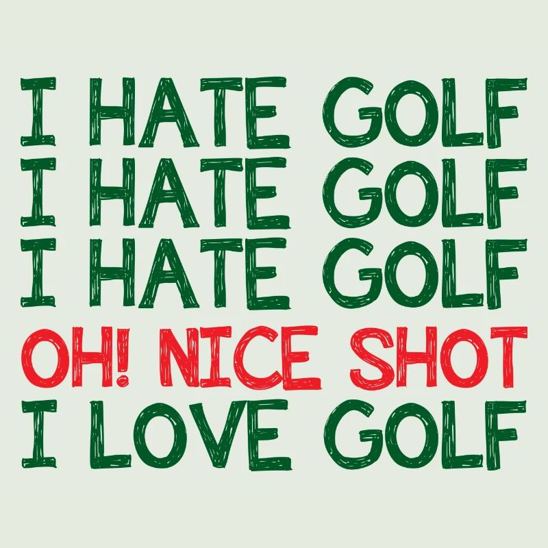 Golf Caddy Golfplatz Putter Birdie Geschenk Tee