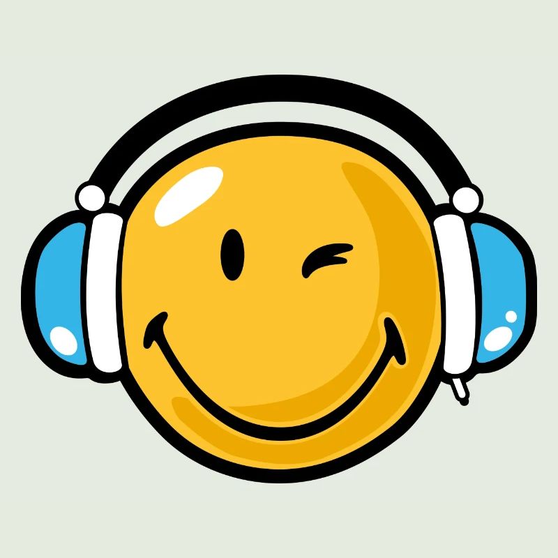 Smiley headphones