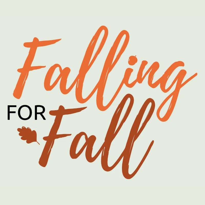 Falling for Fall lettering