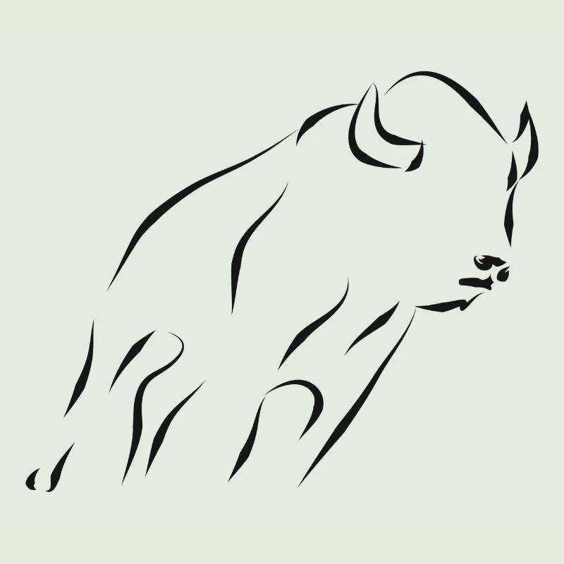 Bison - schwarz