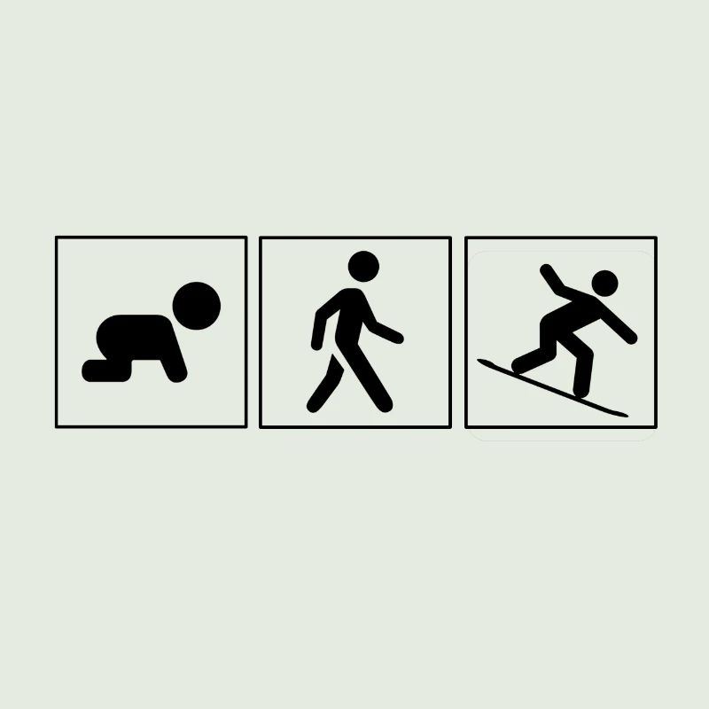 Snowboarder Evolution Snow Boarder Gift