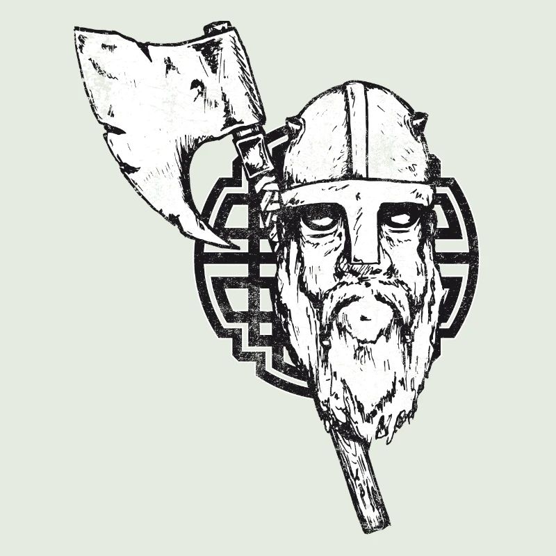 Wikinger mit Axt und Knoten - crashed