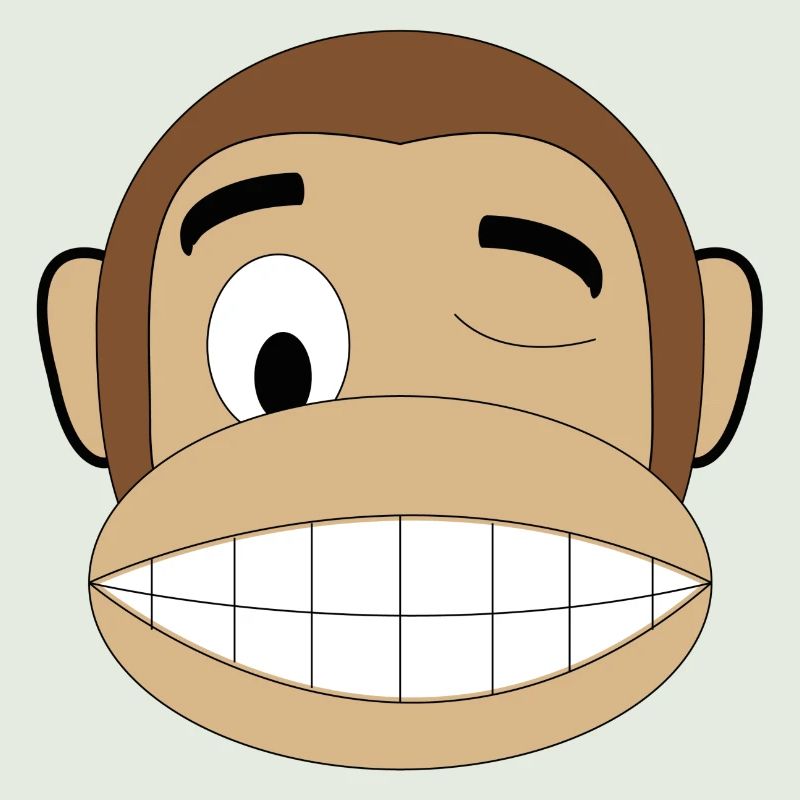 wink monkey