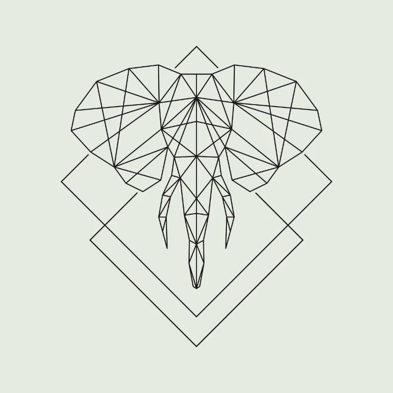 Polygon Elephant