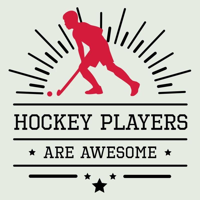 Les joueurs de hockey sont impressionnants, bleu