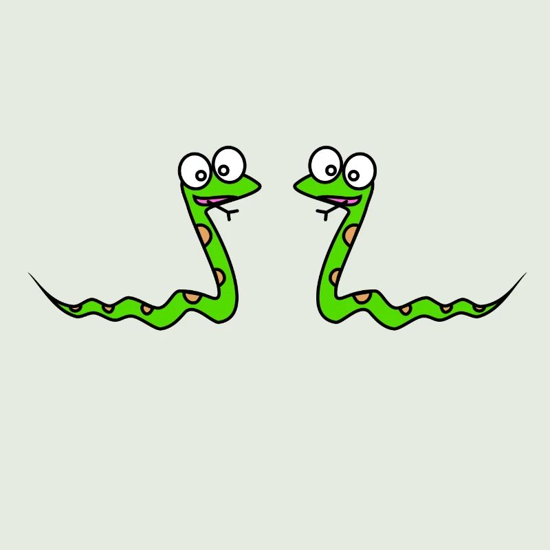 Snake friends animals kids gift idea buddy