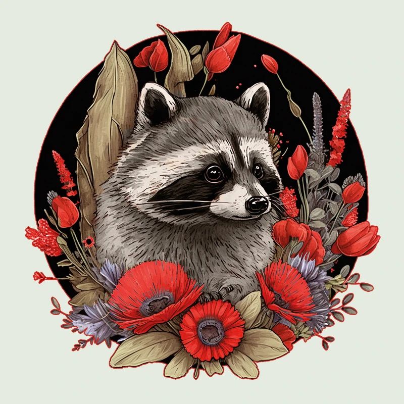Raccoon Forest Animals