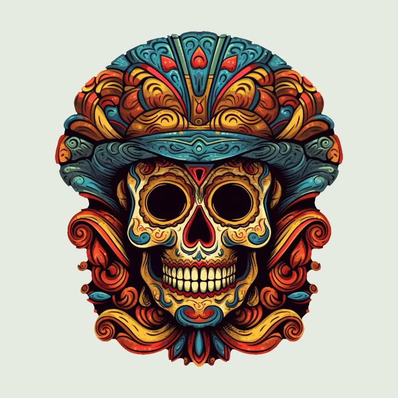 Cinco de Mayo Skull