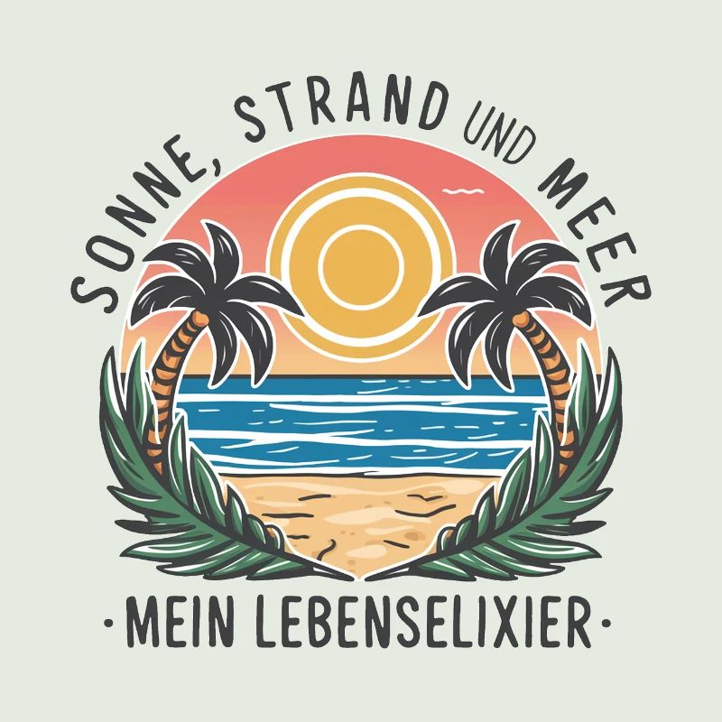 Le soleil, la plage et la mer - mon élixir de vie