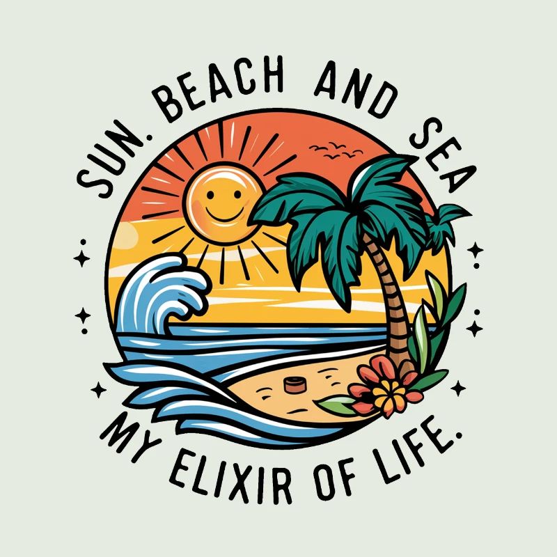 Le soleil, la plage et la mer - mon élixir de vie