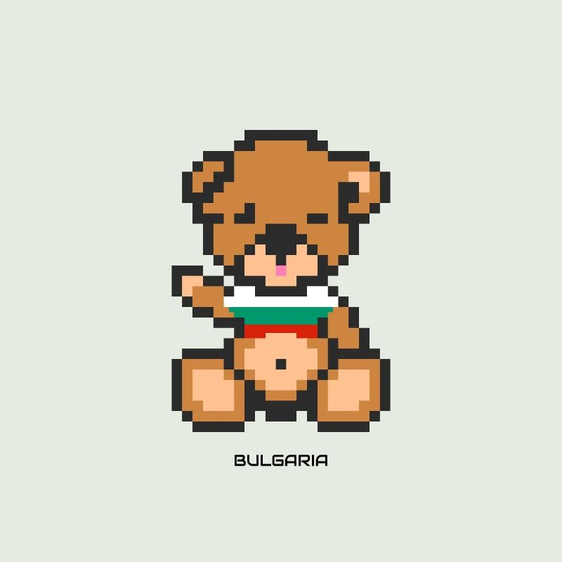 Pixel Bär Bulgarien