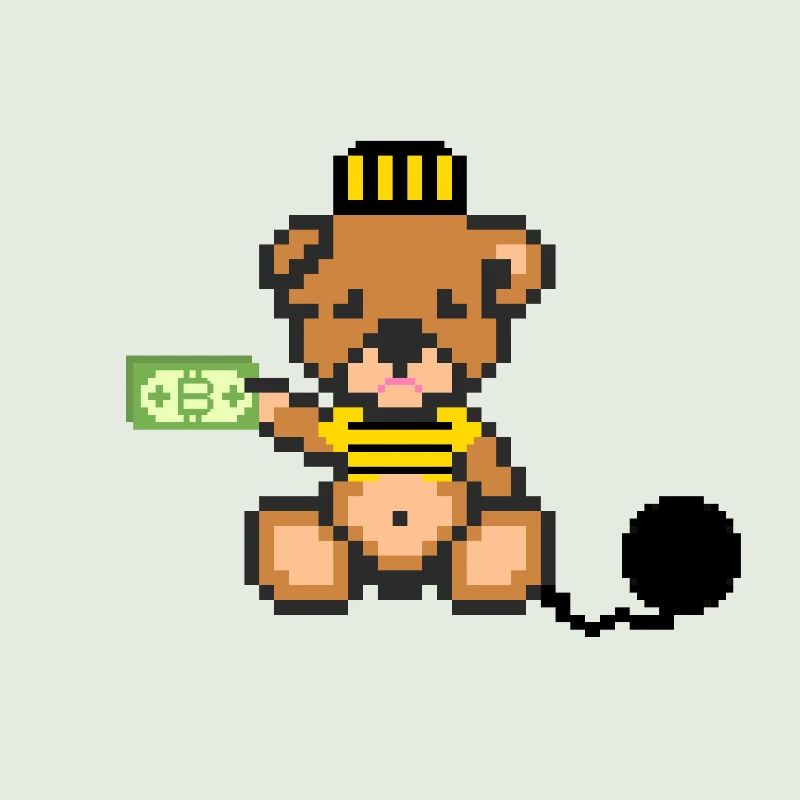 Pixel Bear Prisoner