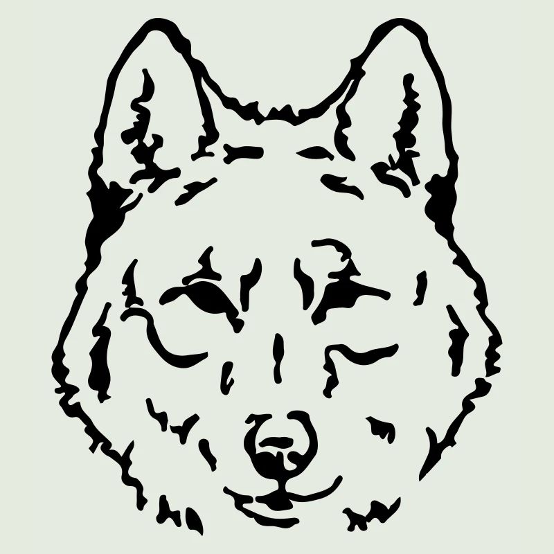 wolf face