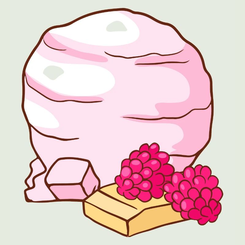 Himbeer Eis Speiseeis Eiskrem Eiscreme Kugeleis