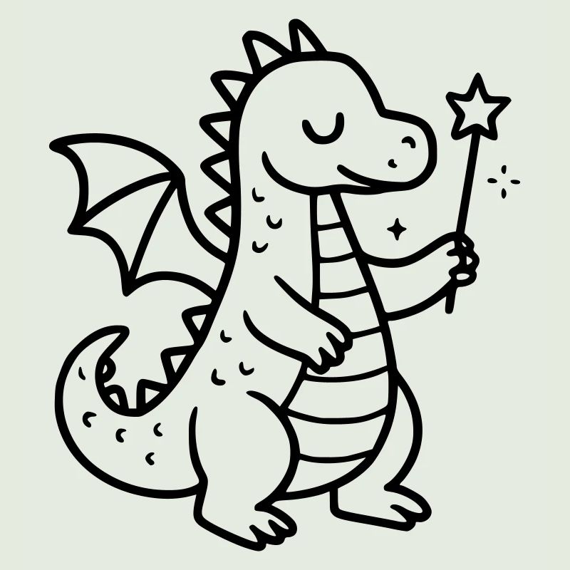 Drachen-Zeichnung