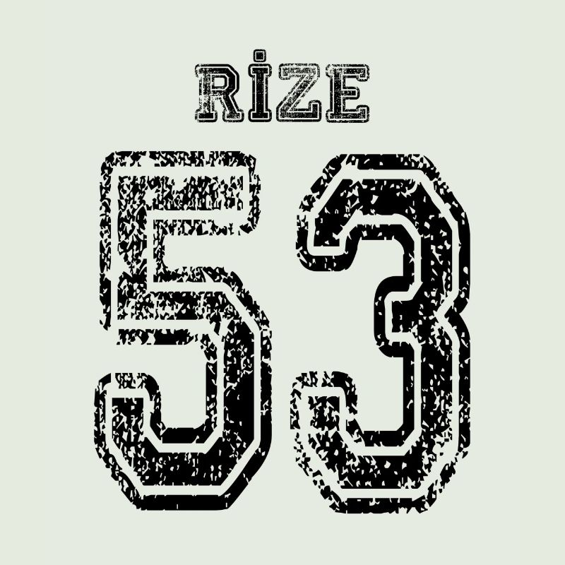 53 Rize plaque d'immatriculation turque comme un cadeau