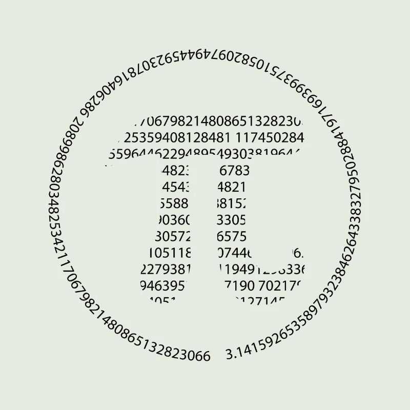 Pi - Pi Day - noir