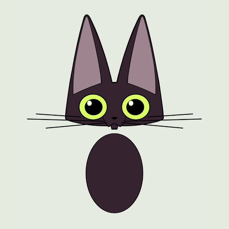 Schwarze Katze