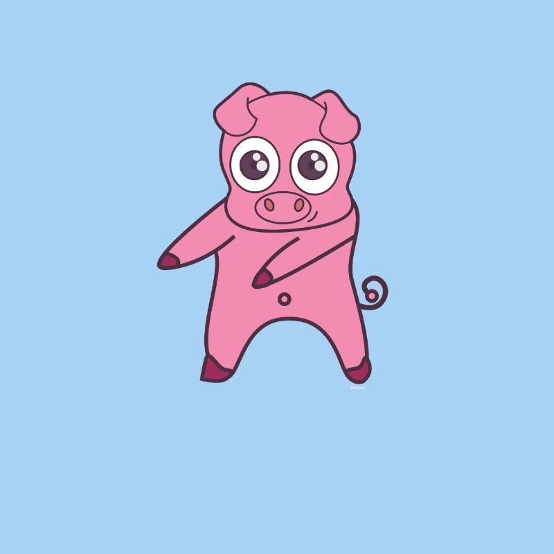 Floss Dance Move Pig
