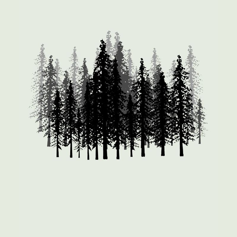 Forest Forests Forester Hunter Gift Idea Camping