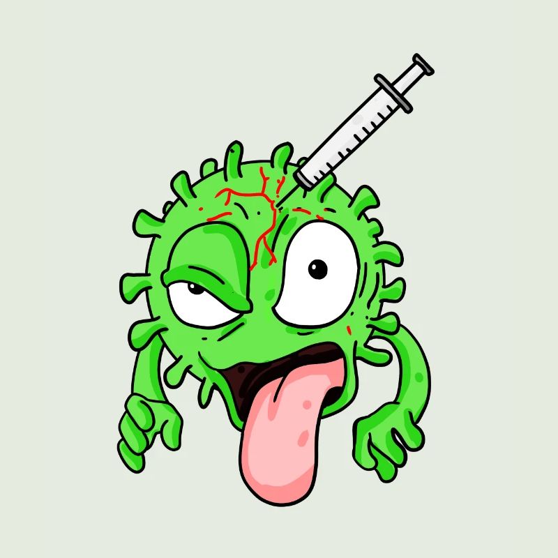 Virus geimpft