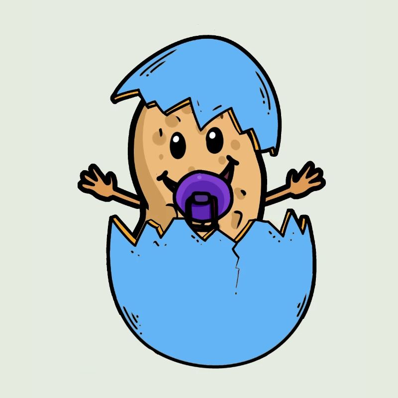 Peanut eggshell birth baby hatch egg