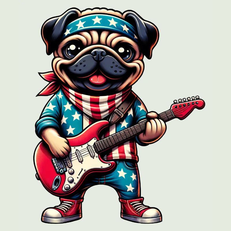 Mops-Gitarrist
