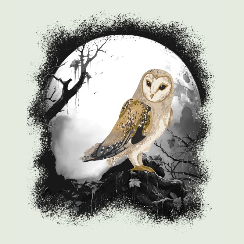 mystisch Eule Eulen Waldbewohner Märchen Kind