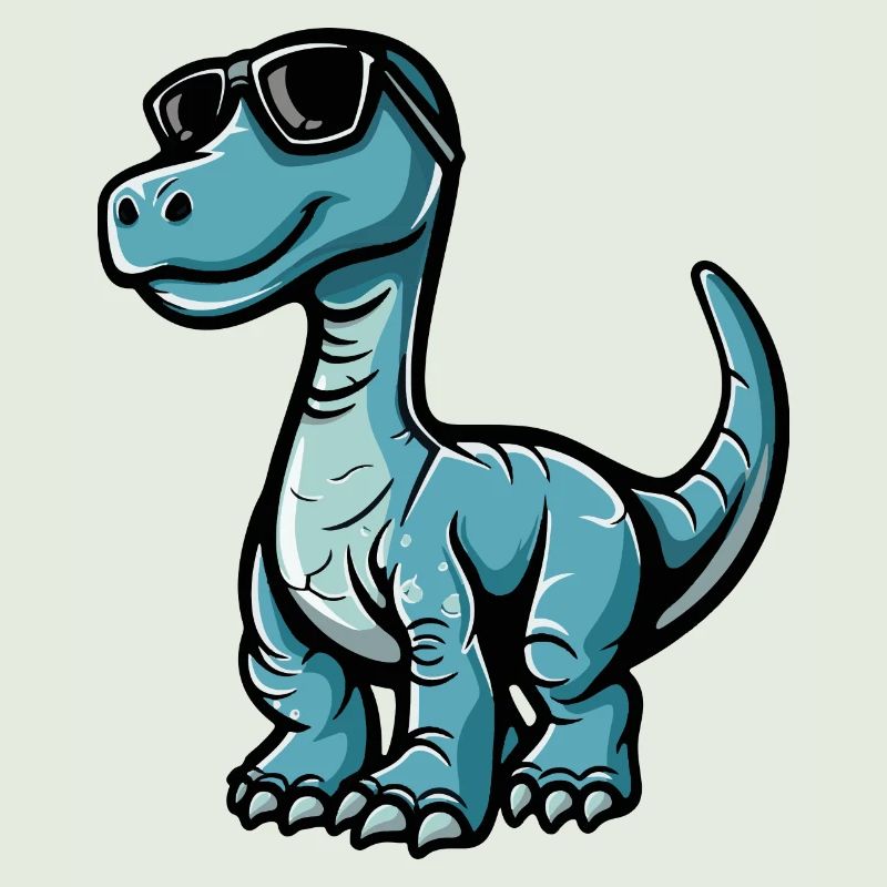 Dinosaur brontosaurus Comic Cool