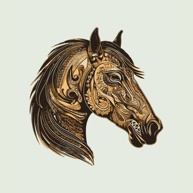 Portrait de cheval