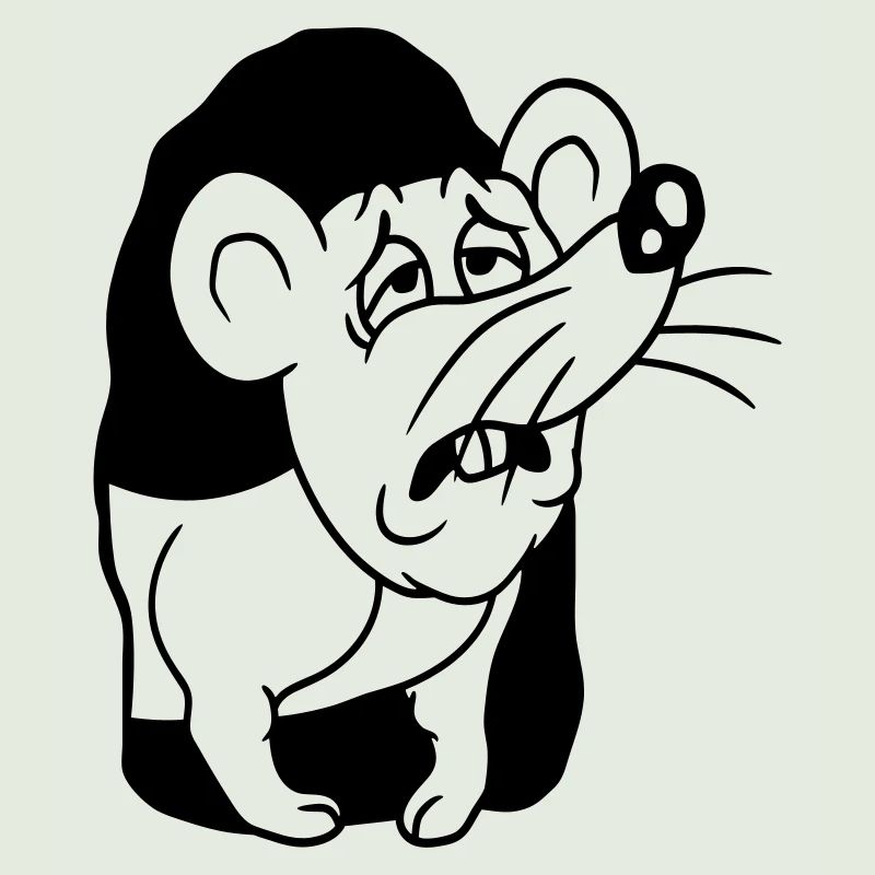 Mouse Hole Exhausted Work Get Up Tired Morning