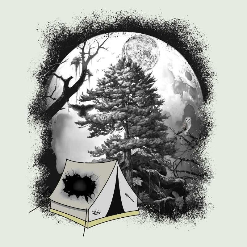 Tent Camping Forest Forest Creatures Camping Camping