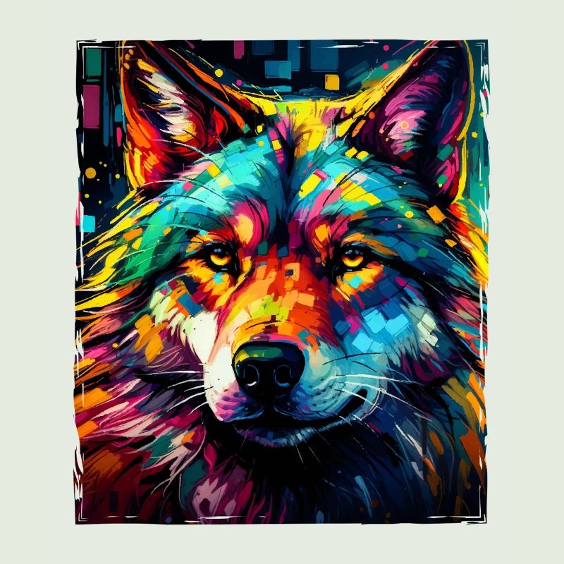 Wolf Porträt