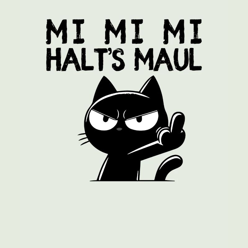 Mi Mi Mi – Katze sagt Halt's Maul Sarkasmus