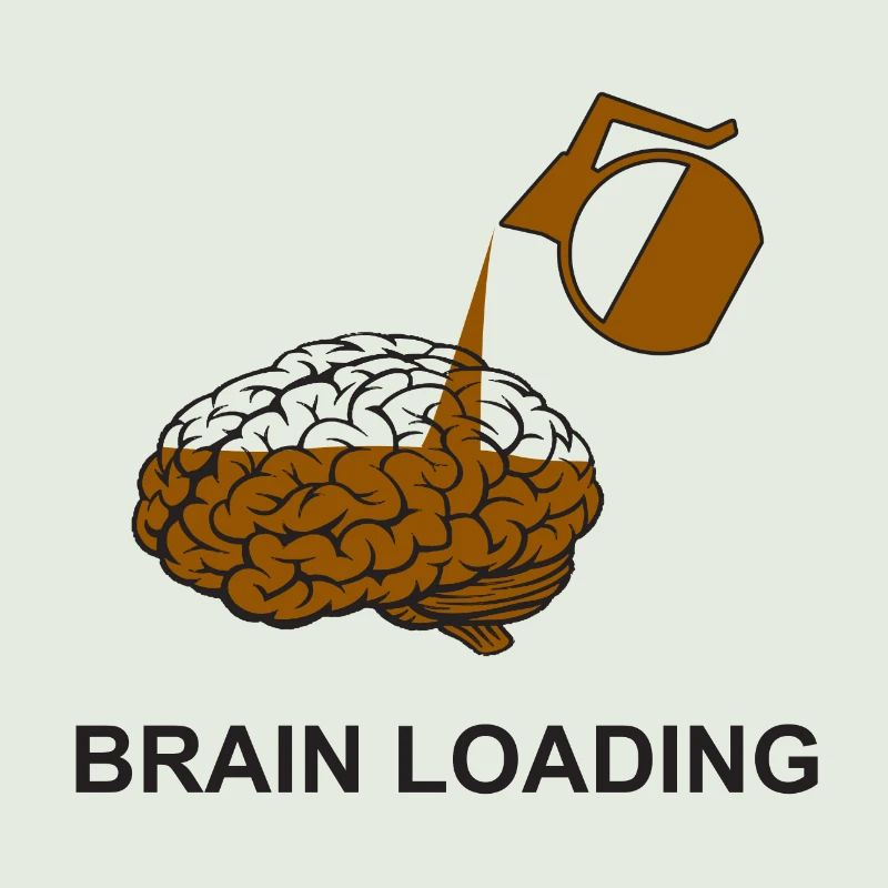 Brain loading by coffee