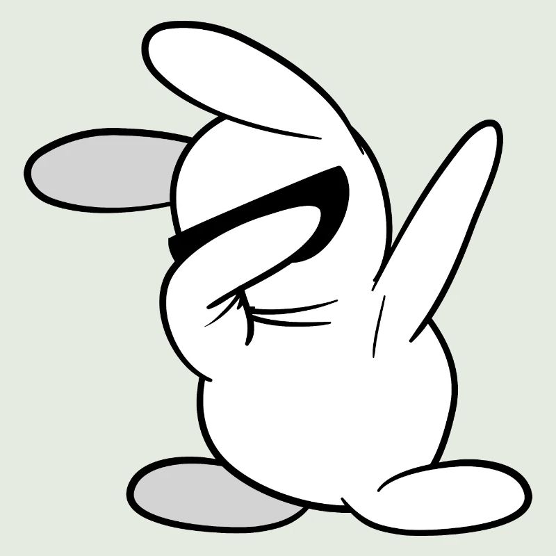 Dabbing Dab lapin lapin