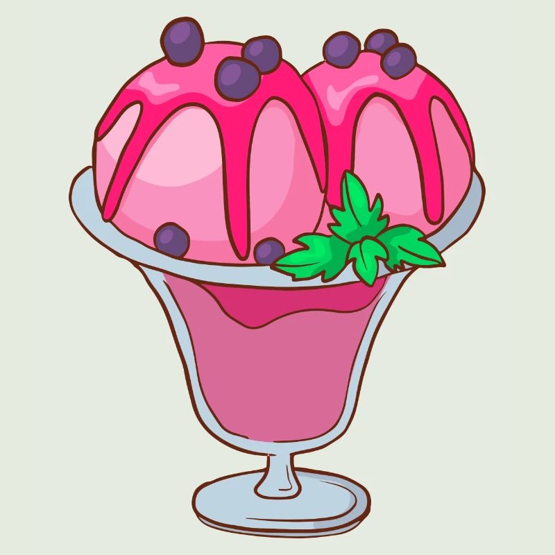 Eis Speiseeis Eiskrem Eiscreme Kugeleis Eisbecher