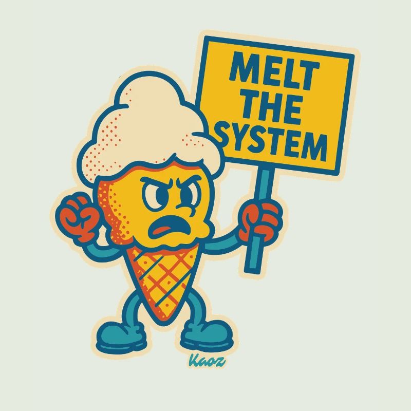 Rebellisches Eis mit „Das System schmelzen“