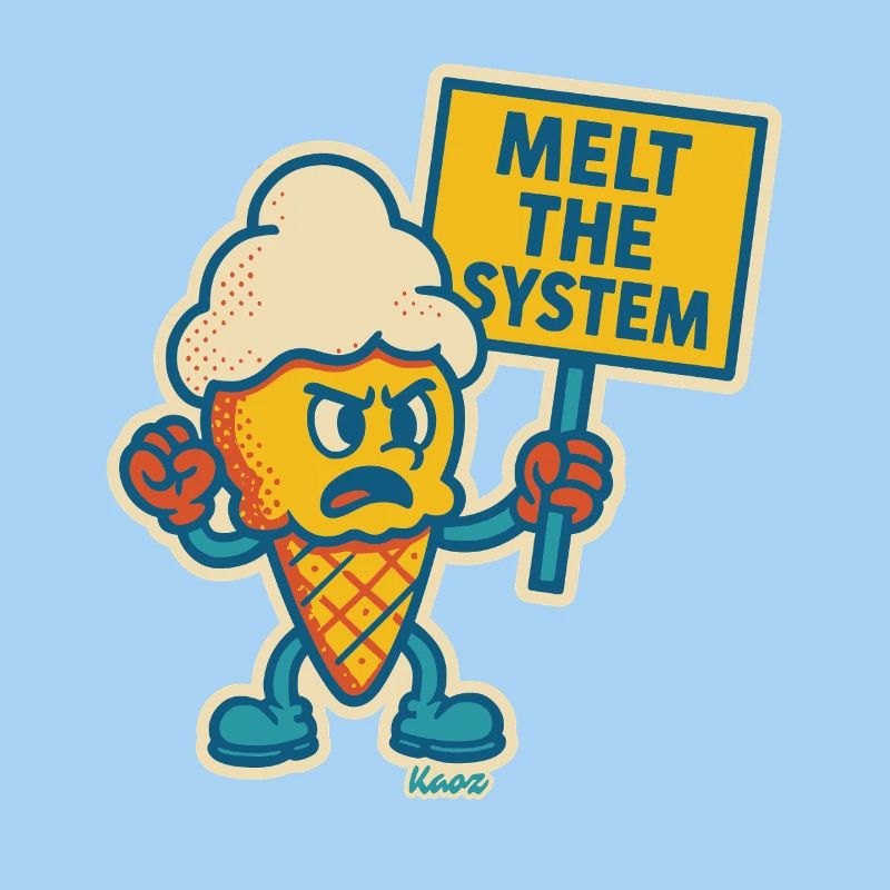 Rebellisches Eis mit „Das System schmelzen“