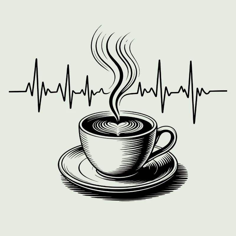Kaffee Herzschlag