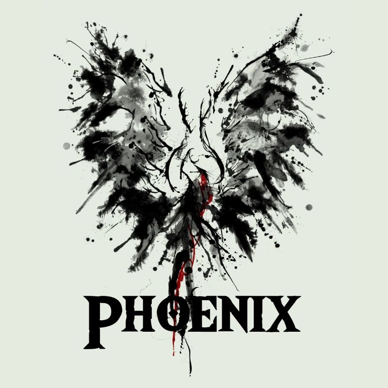 Phoenix from the ashes drawing gift idea