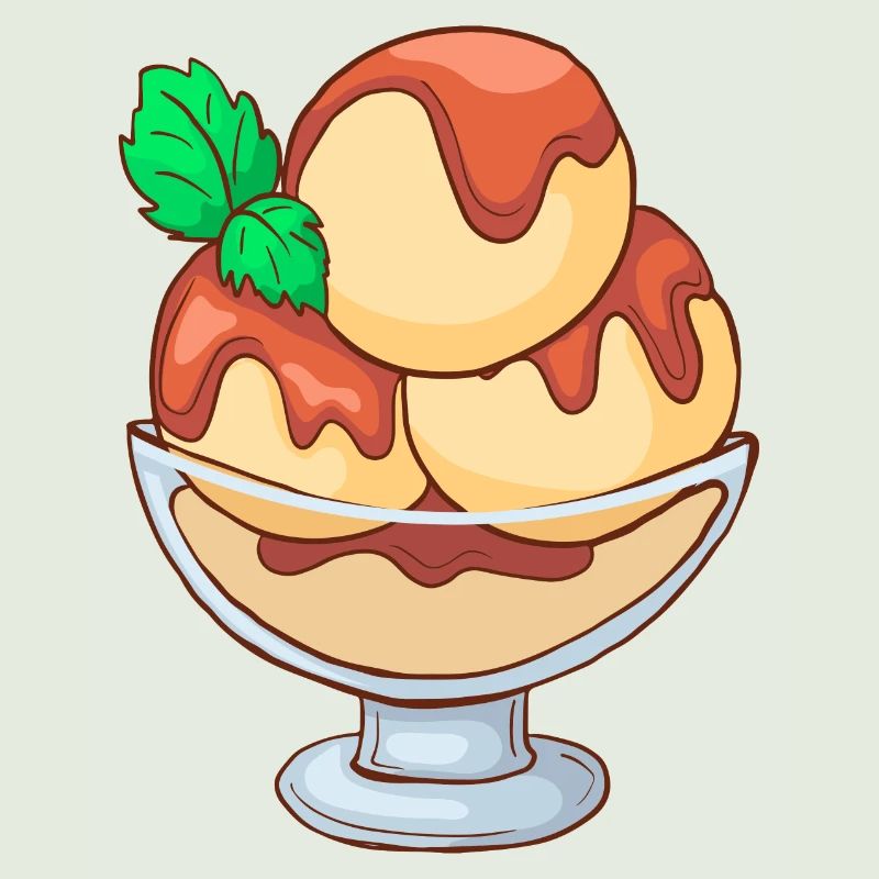 Eis Speiseeis Eiskrem Eiscreme Kugeleis Eisbecher