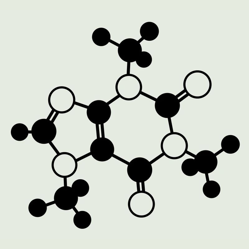 Caféine - molécule - 1c