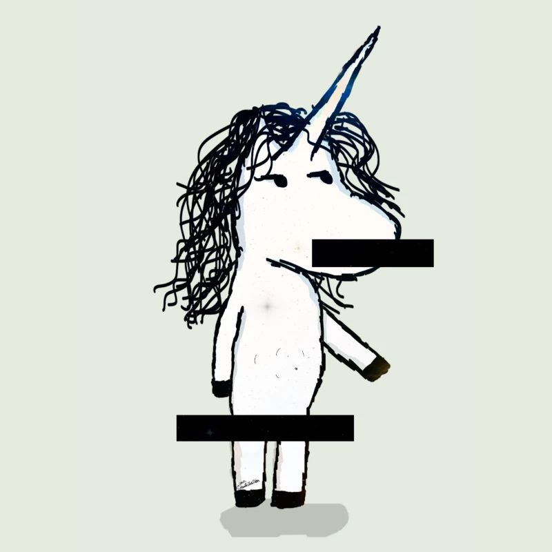 Zensiertes Einhorn